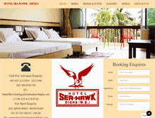 Tablet Screenshot of hotelseahawkdigha.com